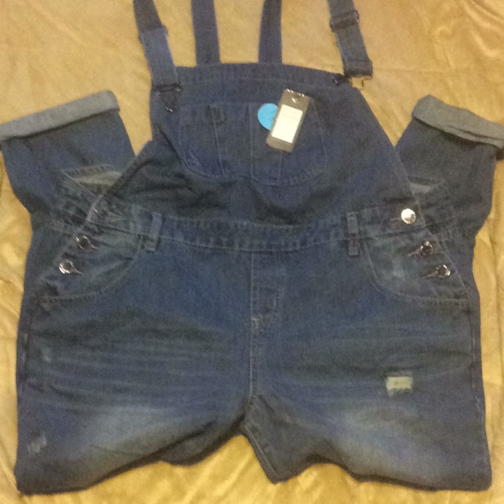 Denim bibs